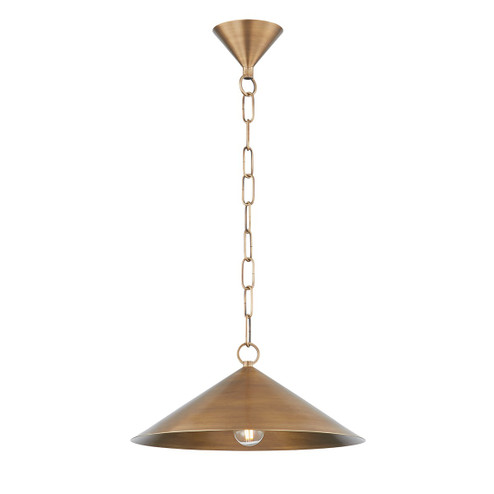 Midvale One Light Pendant in Patina Brass (67|F1915-PBR)