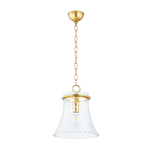 Cantana One Light Pendant in Aged Brass (428|H824701S-AGB)