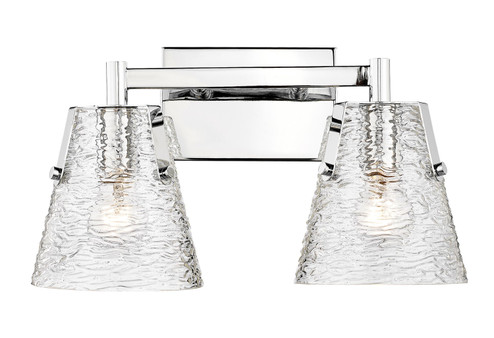 Analia Two Light Vanity in Chrome (224|1101-2V-CH)