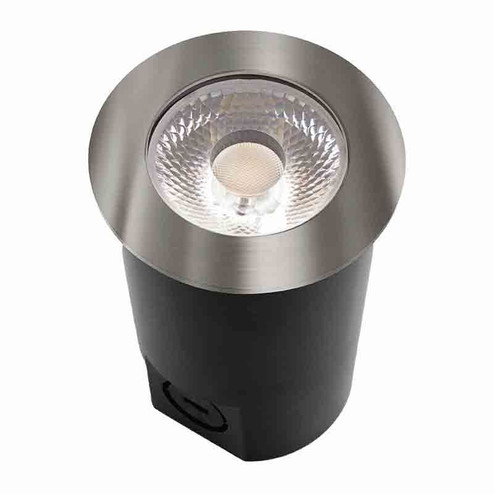 LED Inground Light in Black+ Brushed Nickel (Top Cover) (418|IGLA-7W-30K-BN)