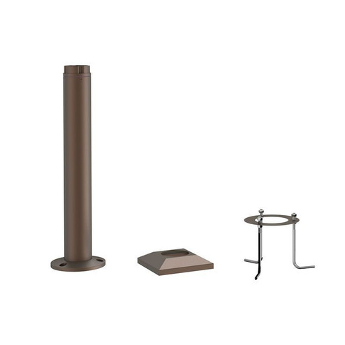 Bollard in Bronze (418|BPS-BASE-2FT)