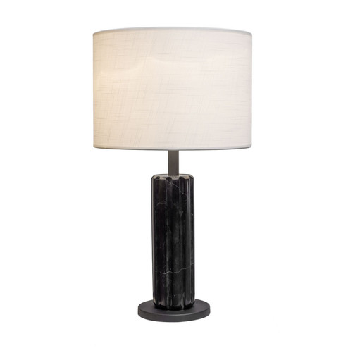 Sentu One Light Table Lamp in Matte Black/Black Marble (137|394T01MBBM)
