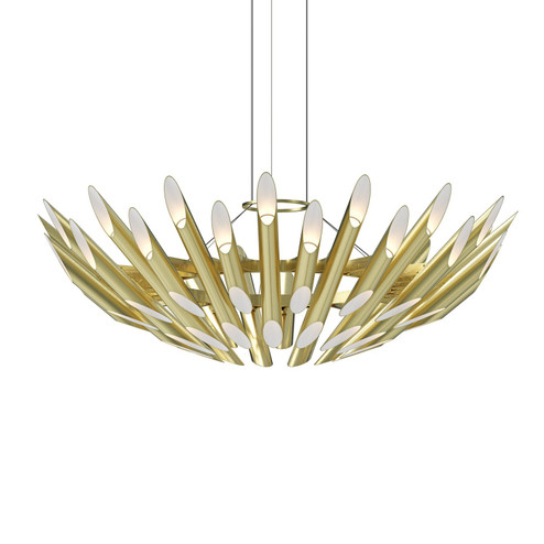 Chimes LED Pendant in Satin Brass (69|2046.38)