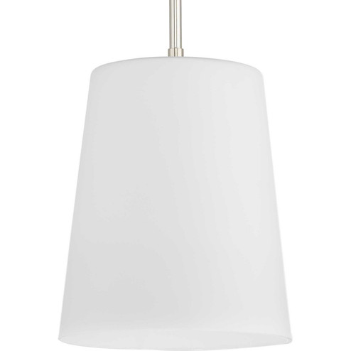 Clarion One Light Pendant in Polished Nickel (54|P500429-104)