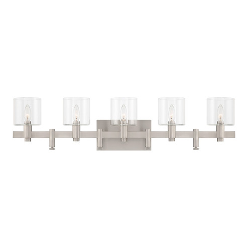 Decato Five Light Wall Mount in Nickel (40|46813-022)