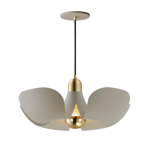 Poppy LED Pendant in Silver Gold / Satin Brass (16|11394SGSBR)