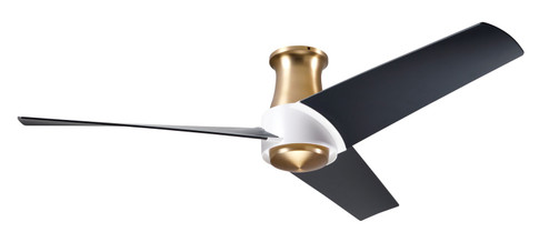 Ambit Flush DC 56''Ceiling Fan (201|AMB-FM-SBMW-56-MB-NL-CC)