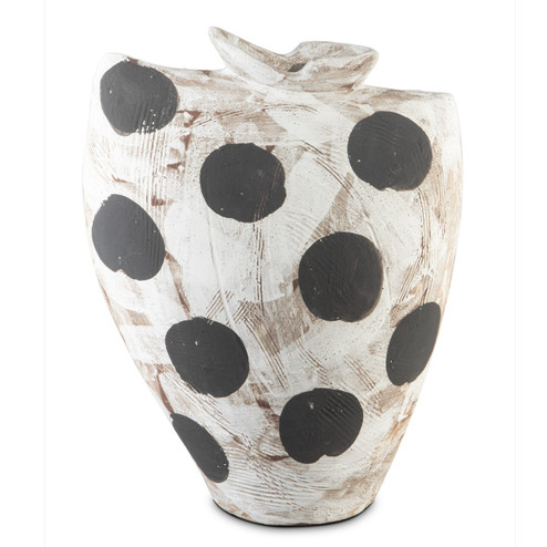 Dots Bowl in Textured Brown/Off White (142|1200-0709)