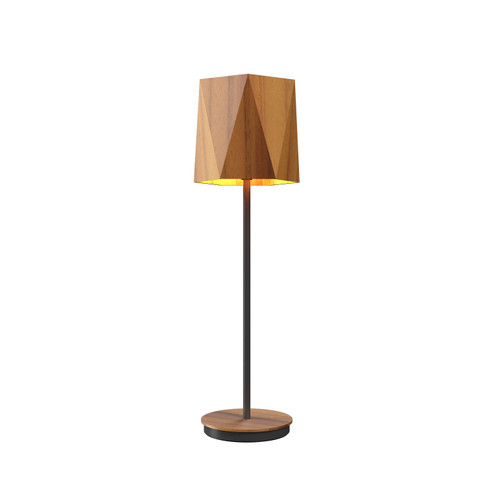 Facet One Light Table Lamp in Teak (486|7084.12)