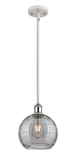 Ballston One Light Mini Pendant in White Polished Chrome (405|516-1S-WPC-G1213-8SM)