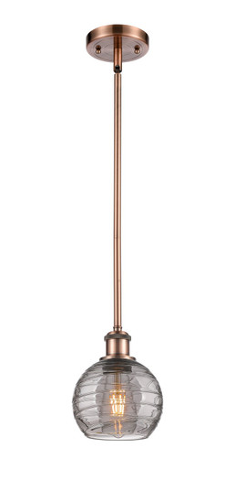 Ballston One Light Mini Pendant in Antique Copper (405|516-1S-AC-G1213-6SM)