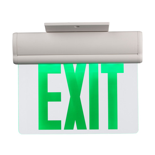Exit LED Emergency Lighting in Clear Green (110|EM-6001 CL-GR)