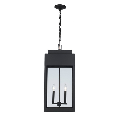 Marley Two Light Outdoor Hanging Lantern in Black (110|51526 BK)