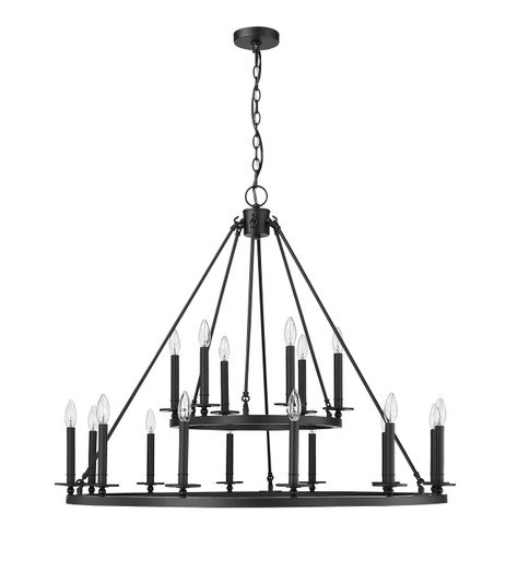 Florence 18 Light Chandelier in Matte Black (59|46718-MB)