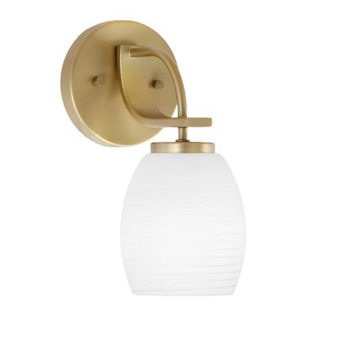 Cavella One Light Wall Sconce in New Age Brass (200|3911-NAB-615)