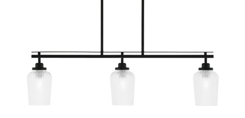 Odyssey Three Light Island Pendant in Matte Black (200|2636-MB-4250)