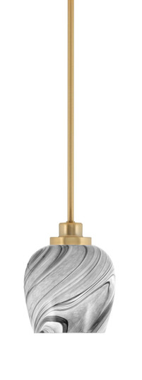 Odyssey One Light Mini Pendant in New Age Brass (200|2601-NAB-4819)