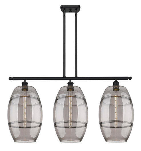 Ballston Three Light Island Pendant in Matte Black (405|516-3I-BK-G557-10SM)