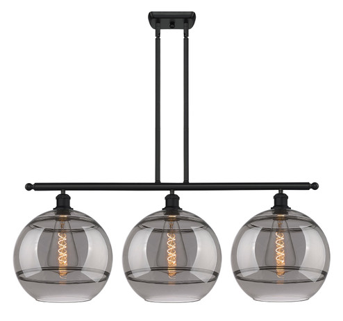 Ballston Three Light Island Pendant in Matte Black (405|516-3I-BK-G556-12SM)