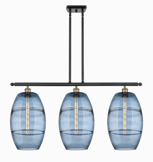 Ballston Three Light Island Pendant in Black Antique Brass (405|516-3I-BAB-G557-10BL)