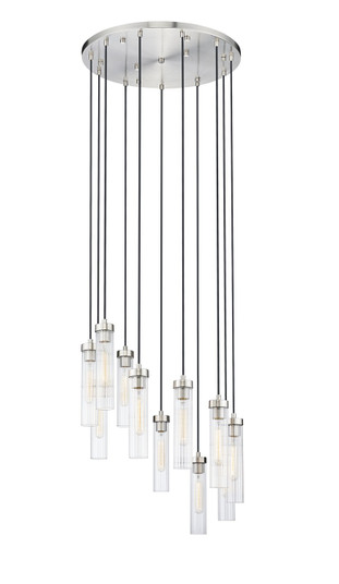 Beau 11 Light Chandelier in Brushed Nickel (224|740P-11R-BN)