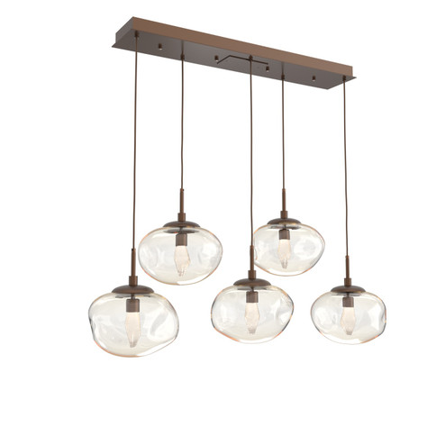 Nova LED Pendant in Burnished Bronze (404|PLB0068-05-BB-GA-C01-L1)