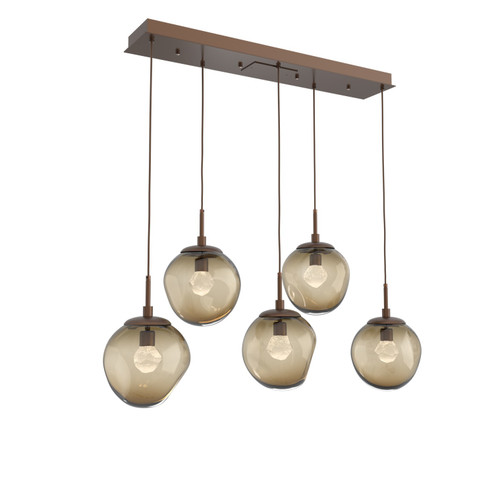 Aster LED Pendant in Burnished Bronze (404|PLB0066-05-BB-ZB-C01-L1)