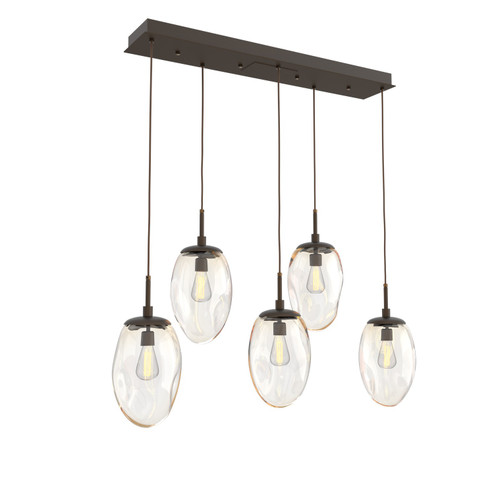 Meteo Five Light Pendant in Flat Bronze (404|PLB0063-05-FB-A-C01-E2)