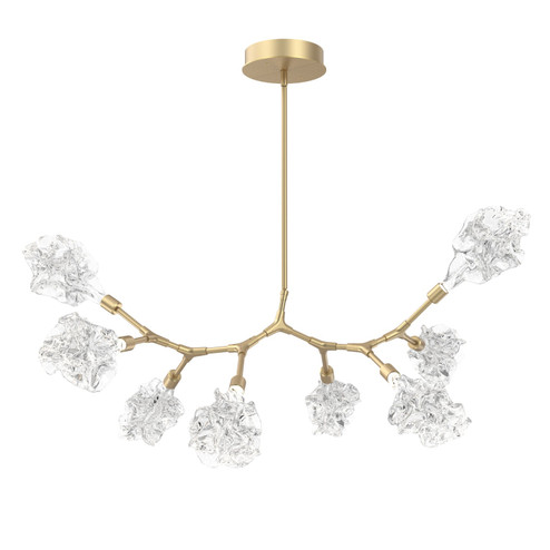 Blossom LED Lantern in Gilded Brass (404|PLB0059-BB-GB-BC-001-L3)