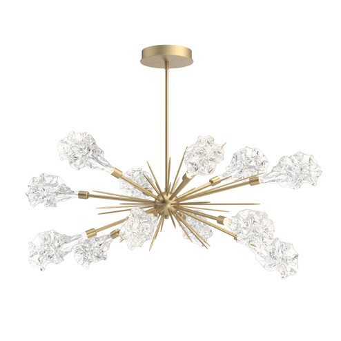 Blossom LED Starburst in Gilded Brass (404|PLB0059-0A-GB-BC-001-L1)
