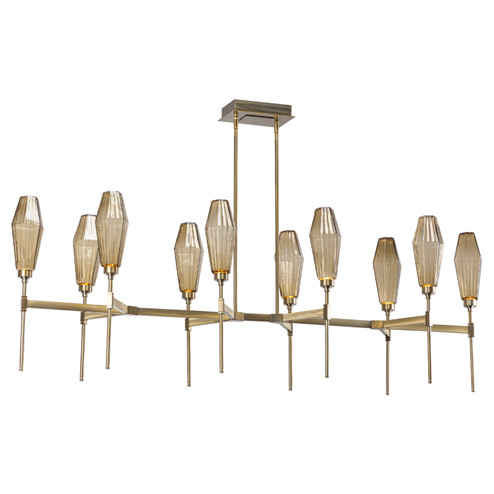 Aalto LED Linear Suspension in Heritage Brass (404|PLB0049-67-HB-RS-001-L1)