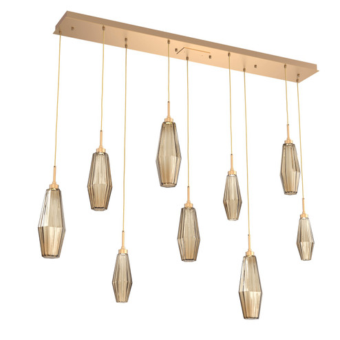 Aalto LED Pendant in Novel Brass (404|PLB0049-09-NB-RB-C01-L3)