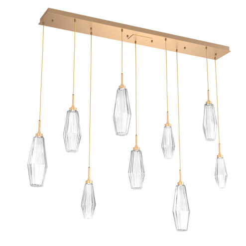 Aalto LED Pendant in Novel Brass (404|PLB0049-09-NB-RC-C01-L1)