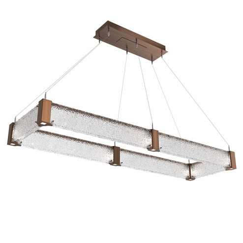 Parallel LED Chandelier in Oil Rubbed Bronze (404|PLB0042-R2-RB-CR-CA1-L3)