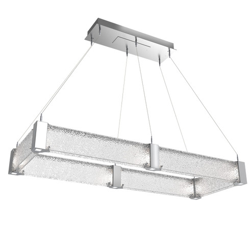 Parallel LED Chandelier in Classic Silver (404|PLB0042-R1-CS-CR-CA1-L3)