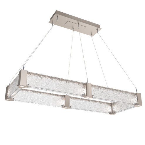 Parallel LED Chandelier in Beige Silver (404|PLB0042-R1-BS-CR-CA1-L1)