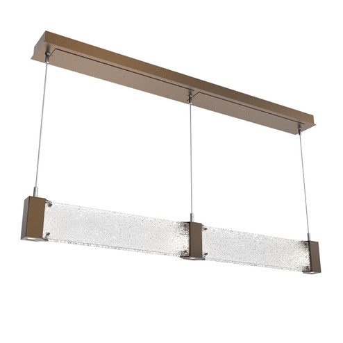 Parallel LED Linear Suspension in Flat Bronze (404|PLB0042-47-FB-CR-CA1-L3)