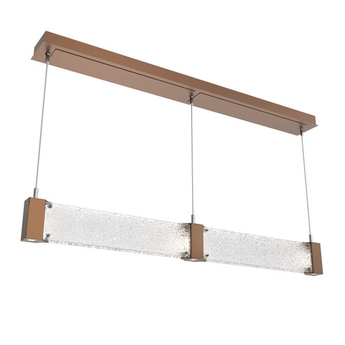 Parallel LED Linear Suspension in Burnished Bronze (404|PLB0042-47-BB-CR-CA1-L1)