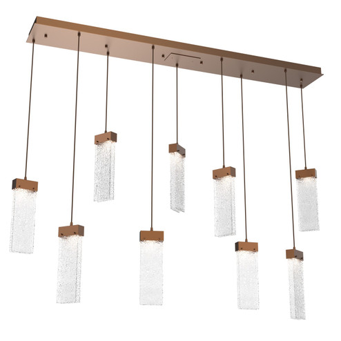 Parallel LED Pendant in Burnished Bronze (404|PLB0042-09-BB-CR-C01-L1)