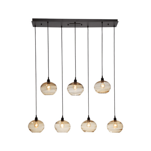 Coppa Seven Light Pendant in Matte Black (404|PLB0036-07-MB-OB-C01-E2)