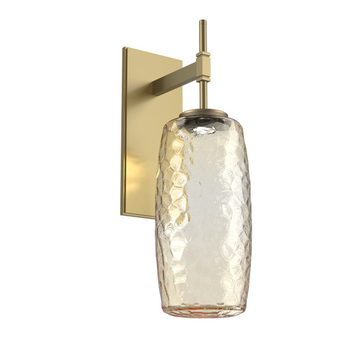 Vessel LED Wall Sconce in Gilded Brass (404|IDB0091-01-GB-A-L3)