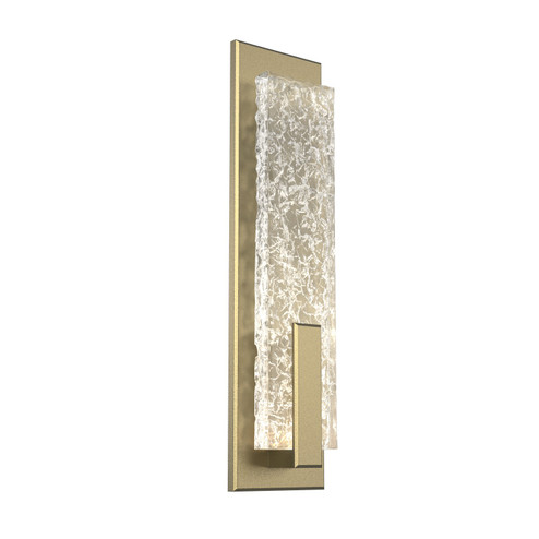 Glacier LED Wall Sconce in Gilded Brass (404|IDB0061-19-GB-GC-L3)