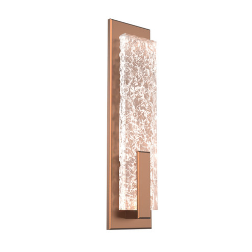 Glacier LED Wall Sconce in Burnished Bronze (404|IDB0061-19-BB-GC-L3)