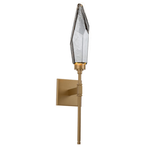 Rock Crystal LED Wall Sconce in Gilded Brass (404|IDB0050-07-GB-CS-L3)