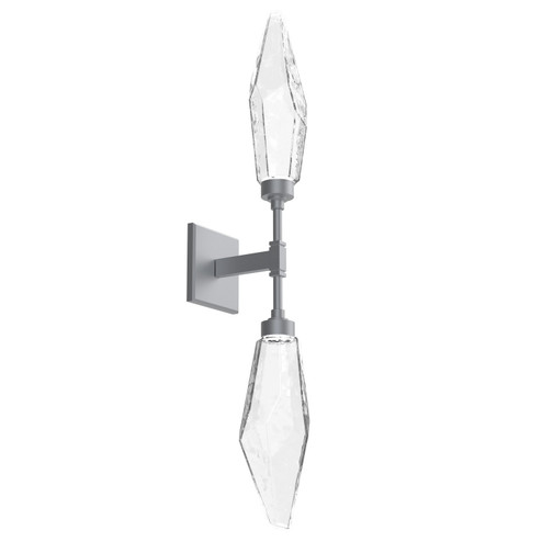 Rock Crystal LED Wall Sconce in Classic Silver (404|IDB0050-02-CS-CC-L3)