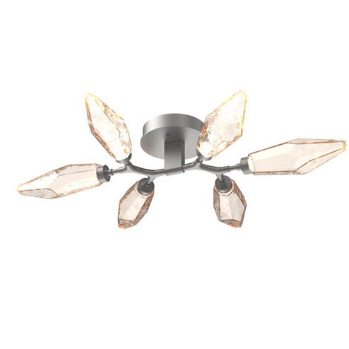 Rock Crystal LED Flush Mount in Beige Silver (404|CLB0050-01-BS-CA-L1)