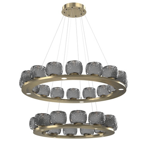 Vessel LED Chandelier in Heritage Brass (404|CHB0091-2B-HB-S-CA1-L3)