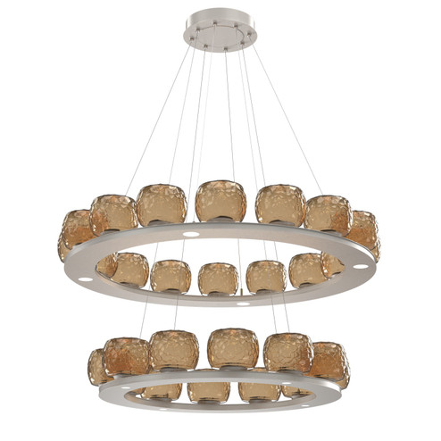 Vessel LED Chandelier in Beige Silver (404|CHB0091-2B-BS-B-CA1-L3)