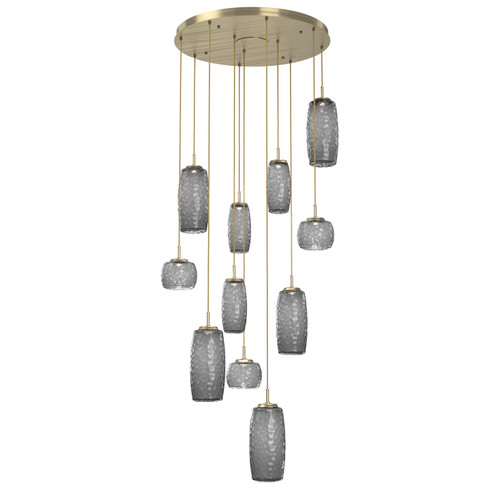 Vessel LED Pendant in Heritage Brass (404|CHB0091-11-HB-S-C01-L3)