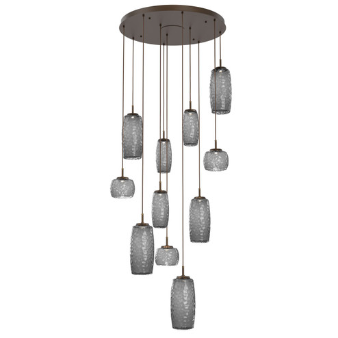 Vessel LED Pendant in Flat Bronze (404|CHB0091-11-FB-S-C01-L3)